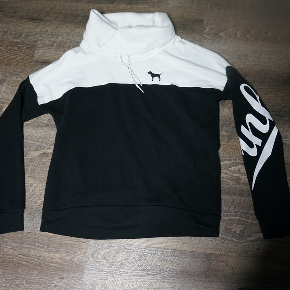 PINK Victoria's Secret Tops - PINK Victoria's Secret Cowl Neck Sweatshirt | SZ S